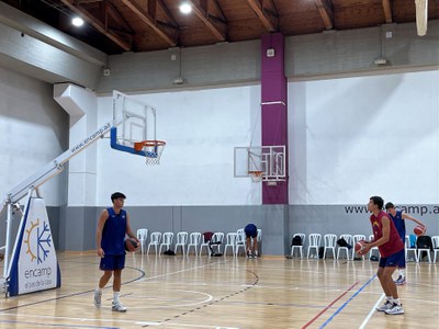 Estada del Barça Atlètic de bàsquet a Encamp.