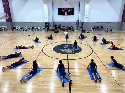 Estada del Barça Atlètic de bàsquet a Encamp.