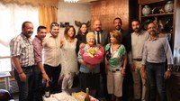 Maria Martisella i Josep Maria Mas, homenatjats com els padrins més grans d'Encamp