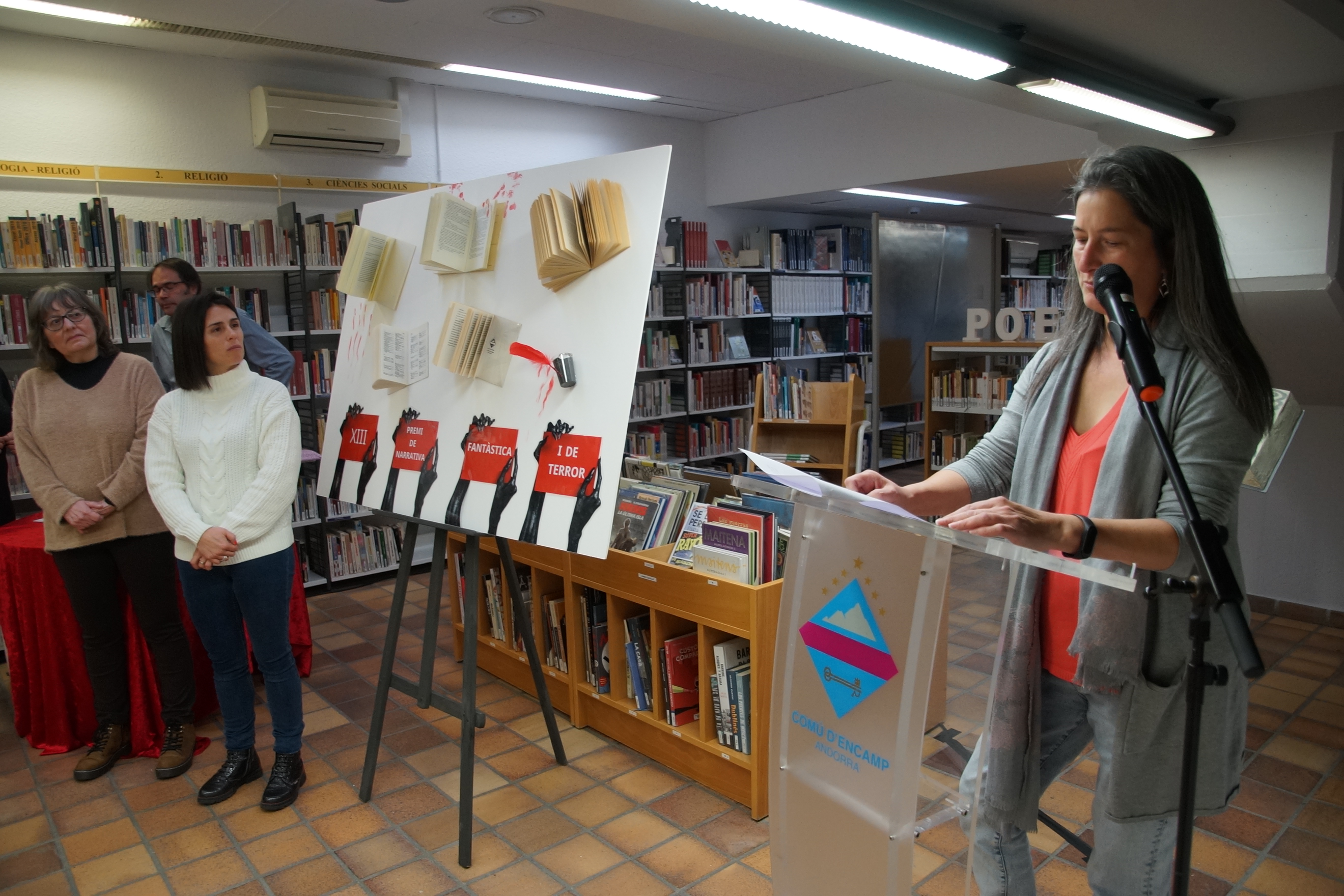 Entrega de premis del XIII Premi de Narrativa Fantàstica i de Terror d'Encamp