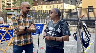 Activitat de tir amb arc a Encamp en el marc de la 3a edició de ‘Mou-te per la teva salut’.