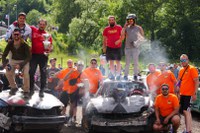 Multitudinària participació al mític Crash Car d’Encamp, en el seu retorn postpandèmia i a l’emplaçament original