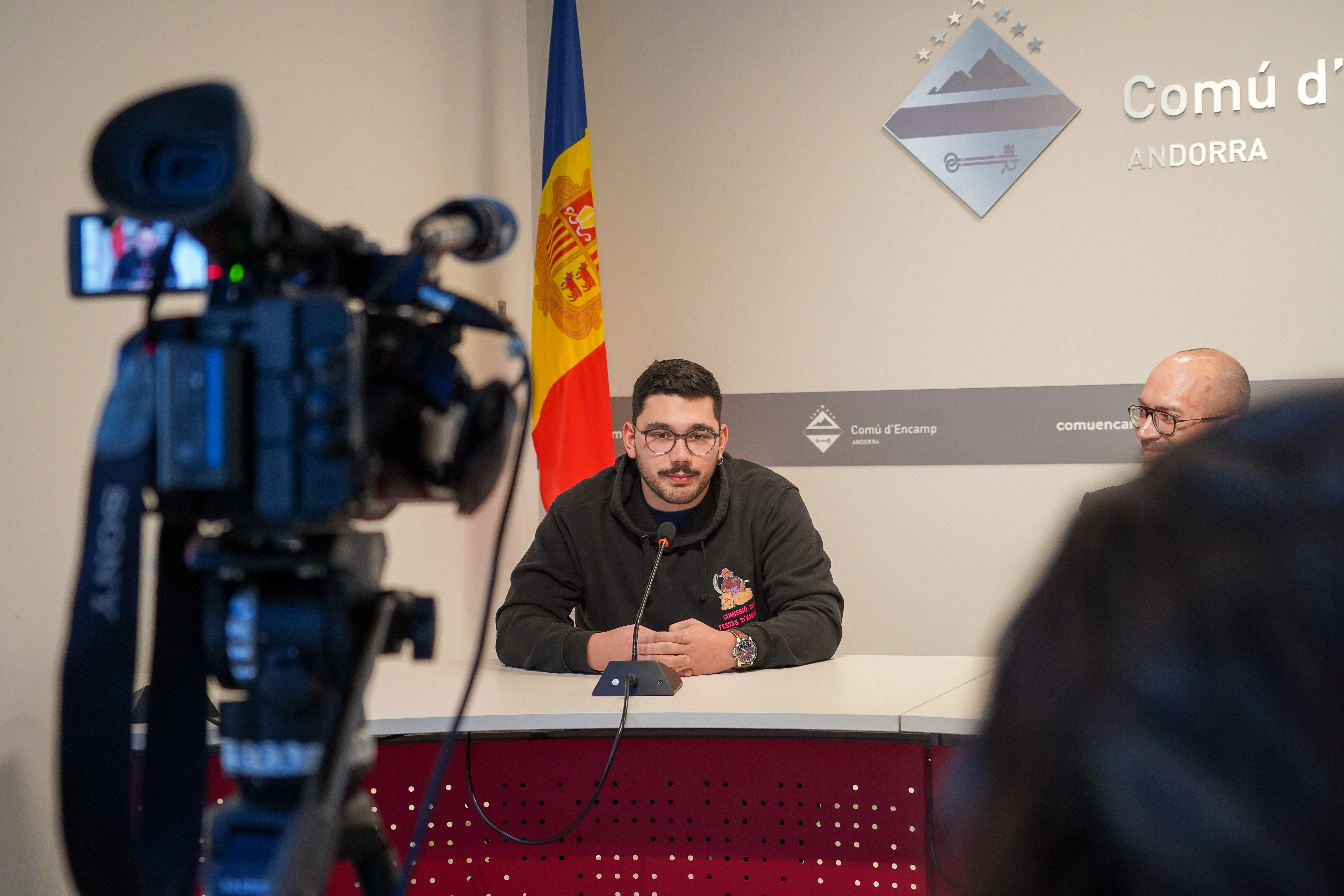 Un moment de la presentació del Carnaval d'Encamp 2024