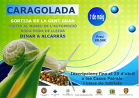 Obertes les inscripcions per a la caragolada a Lleida de la gent gran