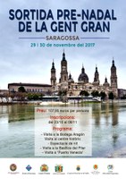Obertes les inscripcions per a la sortida pre-Nadal de la gent gran a Saragossa