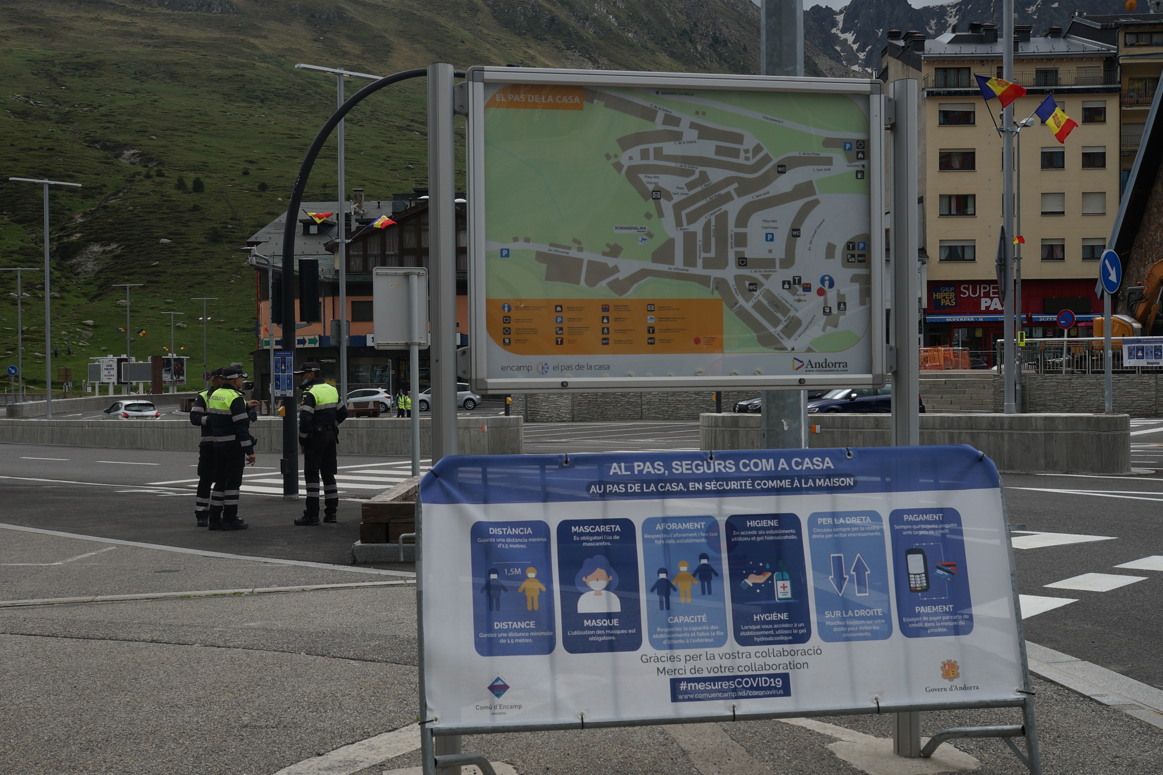 Obertura de la frontera. El Pas de la Casa. 1 de juny de 2020