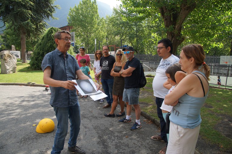 Observació astronòmica amb Joan Pujol a Encamp