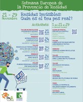 Participa a la setmana de la prevenció de residus amb els tallers virtuals 