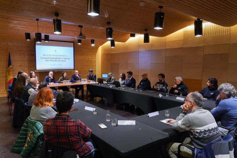 20260205 Reunió extraordinària Consell Econòmic i Social del Pas de la Casa