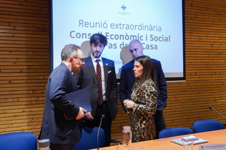 20260205 Reunió extraordinària Consell Econòmic i Social del Pas de la Casa
