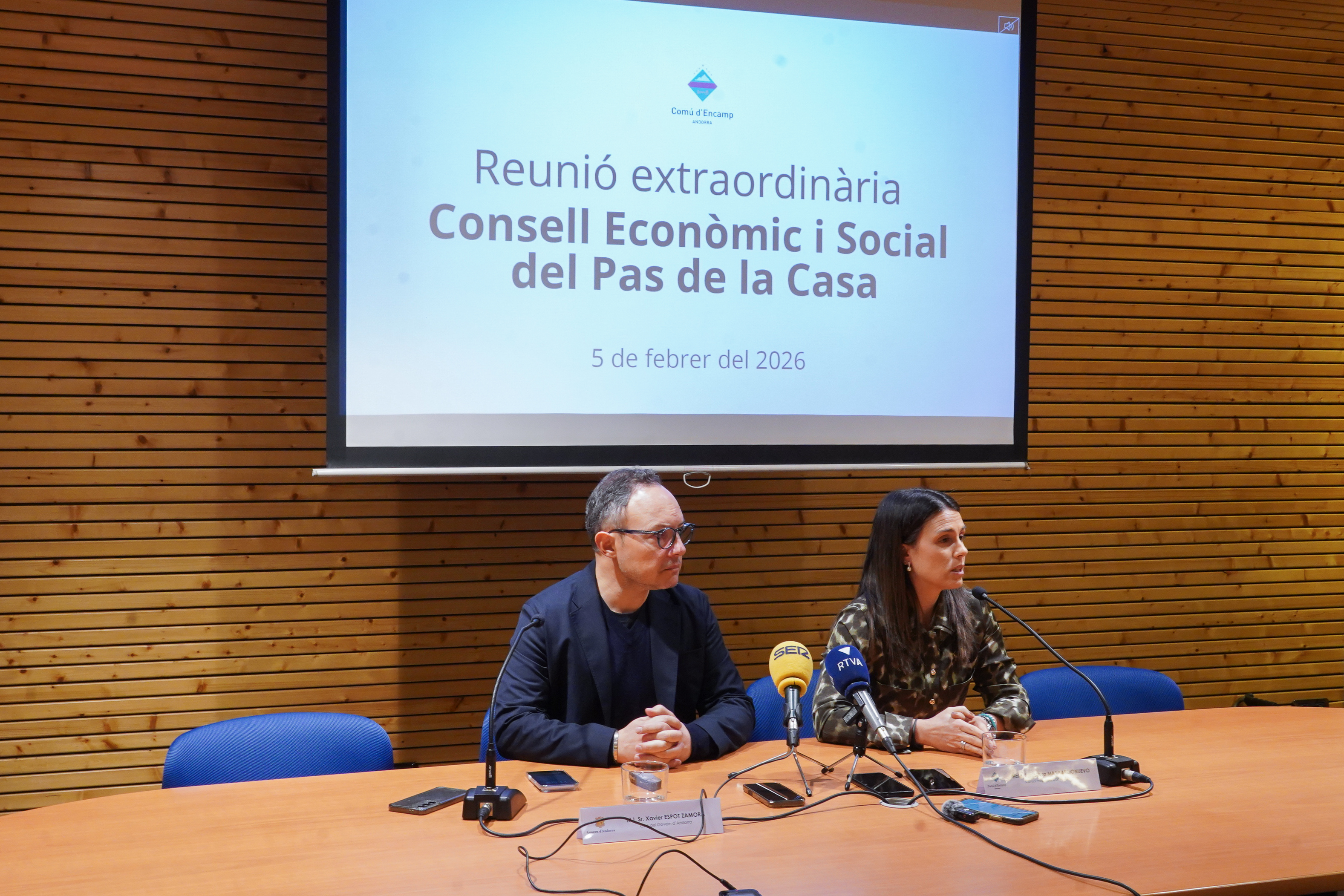 20260205 Reunió extraordinària Consell Econòmic i Social del Pas de la Casa