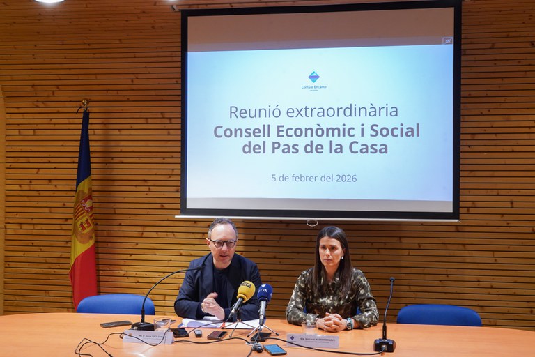 20260205 Reunió extraordinària Consell Econòmic i Social del Pas de la Casa