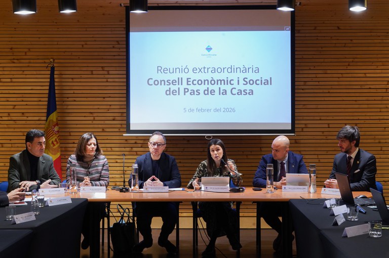 20260205 Reunió extraordinària Consell Econòmic i Social del Pas de la Casa