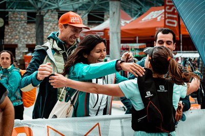 El guanyadora de la 42K de la 40a OTSO Travessa d'Encamp @MBlanch per Travessa d'Encamp.