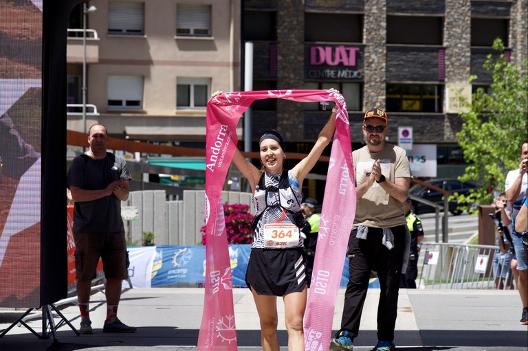 Guanyadora de la cursa 42k de la 39a OTSO Travessa d'Encamp