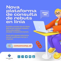 El Comú d’Encamp posa en funcionament una nova plataforma en línia de consulta i pagament de rebuts dels serveis comunals 