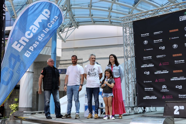 Podis entrega de premis de diumenge de l'Spartan d'Encamp