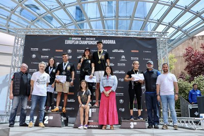Podis entrega de premis de diumenge de l'Spartan d'Encamp.