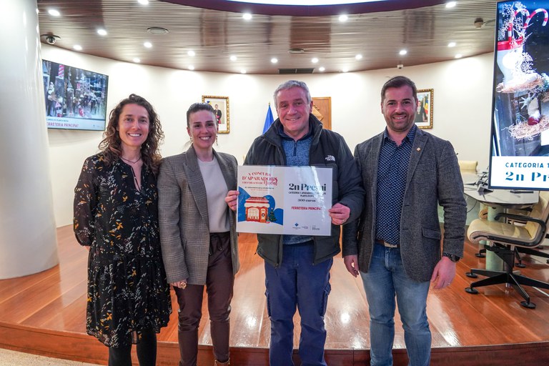 Premis V Concurs aparadors i decoracions de Nadal Encamp i El Pas de la Casa
