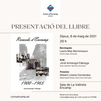 Presentació del llibre "Records d'Encamp" aquest dijous a La Valireta
