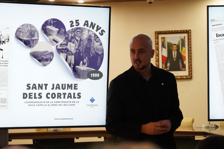 20241216 Presentació actes i reportatge 25 anys Sant Jaume dels Cortals 