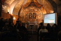 Presenten el retaule restaurat de la capella de Sant Miquel i Sant Joan Baptista de l’església de la Mosquera