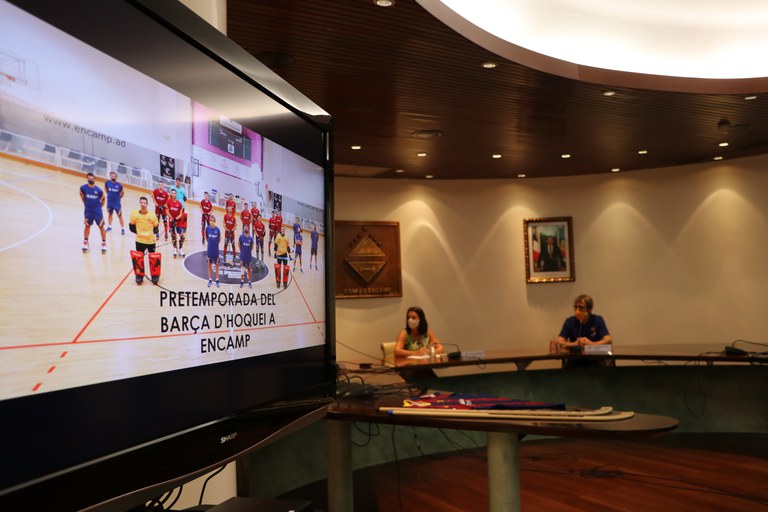 Pretemporada del Barça d'hoquei a Encamp