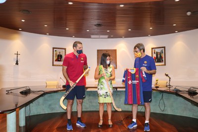 Pretemporada del Barça d'hoquei a Encamp.