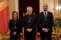 Els cònsols d'Encamp participen a la recepció oficial del Copríncep episcopal