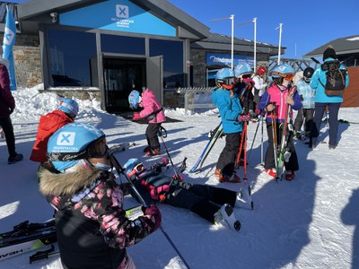 Primer dia de l'Escola de Neu del 2022.