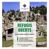 Reoberts els refugis del Pla de les Pedres, dels Agols i d'Ensangents