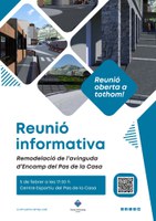 Reunió informativa per la remodelació de l’avinguda d’Encamp del Pas de la Casa demà, dimecres 5 de febrer, a les 17:30 h