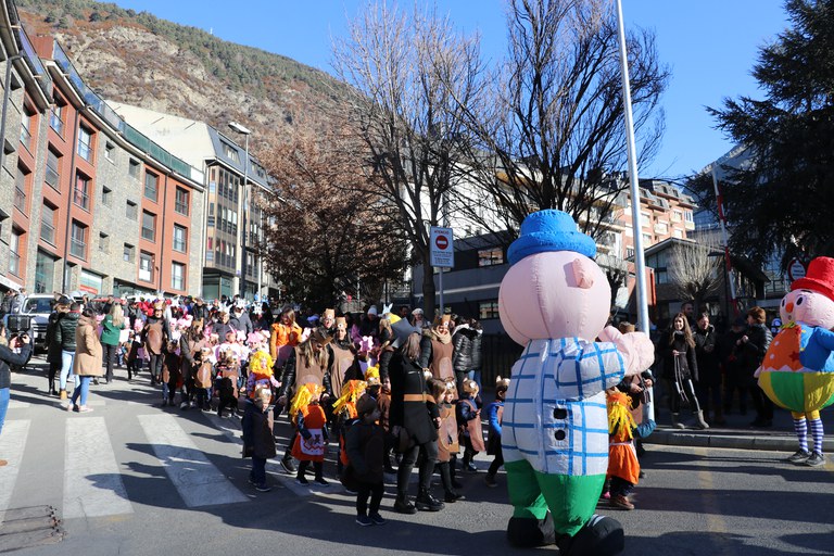 Rua de Carnaval escoles d'Encamp