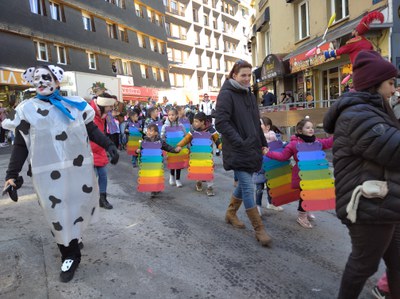 Rua de Carnaval escoles del Pas de la Casa.
