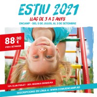 S'obren les inscripcions de les activitats d'estiu del Llaç per a infants de 3 a 5anys a Encamp