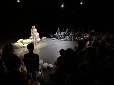 Espectacle 'Pedres' del projecte La Llançadora d'Encamp.