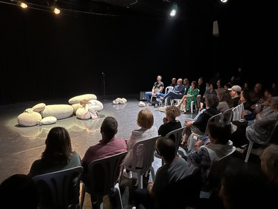 Espectacle 'Pedres' del projecte La Llançadora d'Encamp.