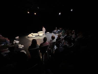 Espectacle 'Pedres' del projecte La Llançadora d'Encamp.