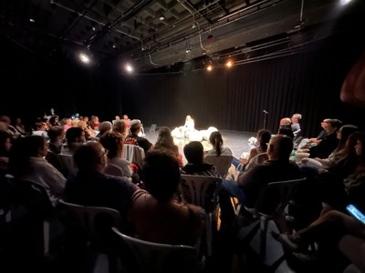 Espectacle 'Pedres' del projecte La Llançadora d'Encamp.
