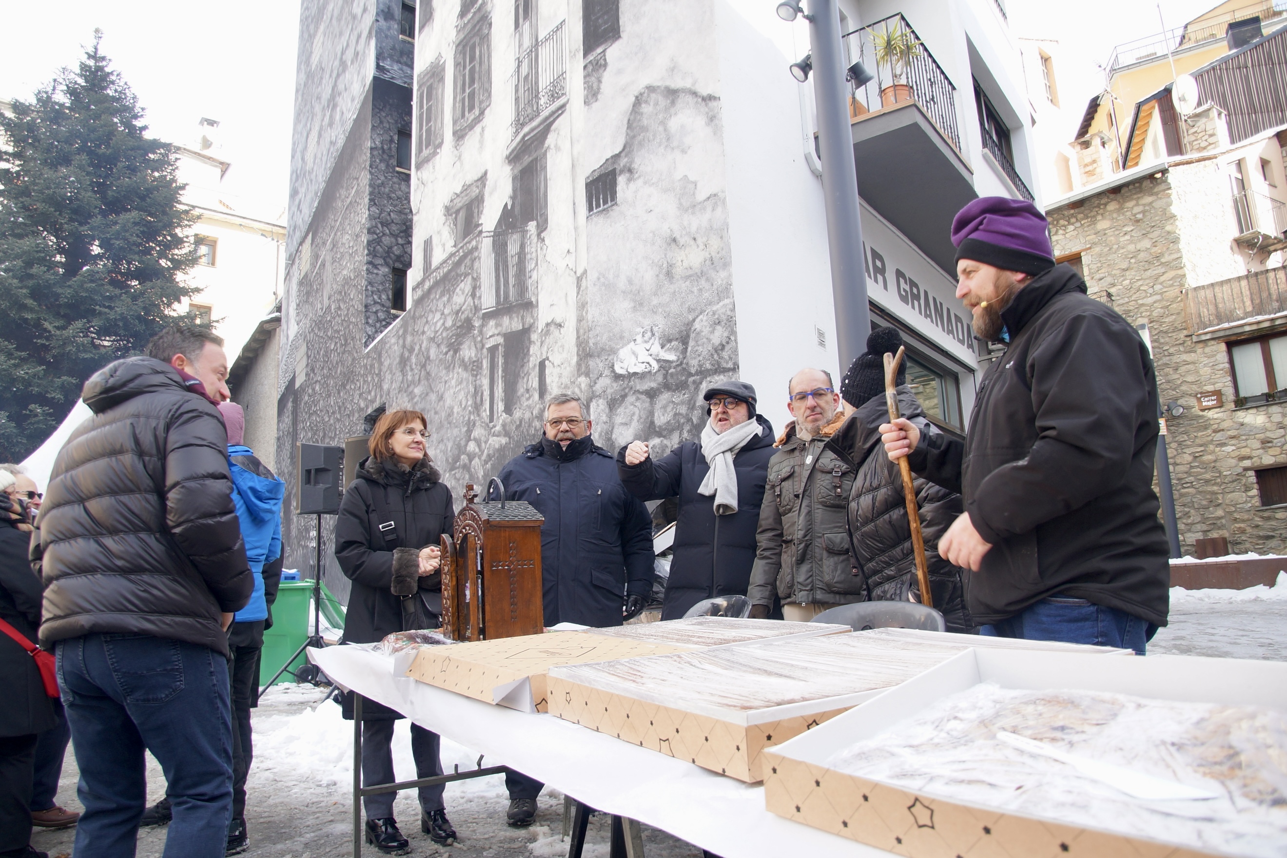 Escudella Sant Antoni Encamp. Gener 2023. Comú d'Encamp
