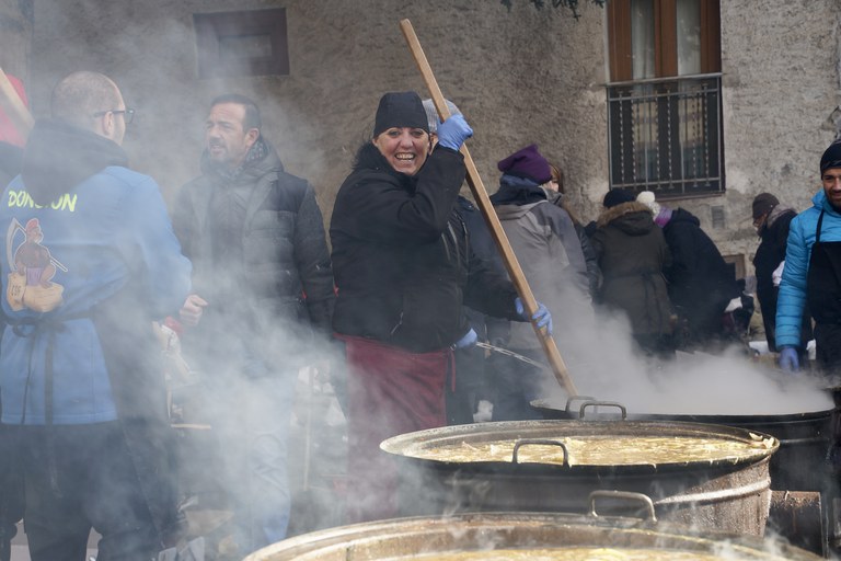 Escudella Sant Antoni Encamp. Gener 2023. Comú d'Encamp