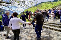 La diada a Sant Romà de Vila aplega un bon nombre d’encampadans seguint la tradició de cada dilluns de Pentecosta