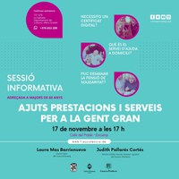 Sessió informativa sobre els ajuts, les prestacions i els serveis disponibles per a la gent gran a Encamp