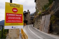 Tancament de la circulació al carrer de Sant Romà per finalitzar les obres de remodelació del nucli tradicional de les Bons