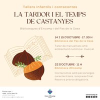 Tribut a la tardor i al temps de castanyes amb tallers infantils i contacontes a les biblioteques comunals d’Encamp i del Pas de la Casa 