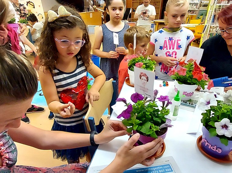 Taller Frida Kahlo Biblioteca d'Encamp
