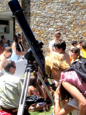 Taller d'observació del Sol.