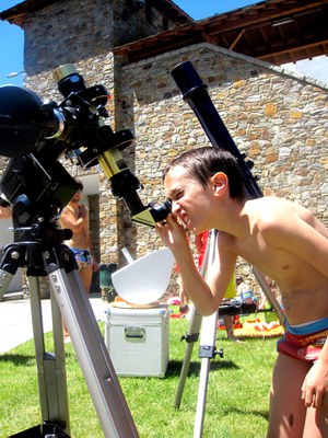 Taller d'observació del Sol.