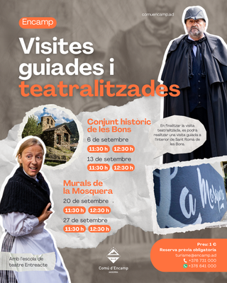 Visites teatralitzdes Encamp 2025.
