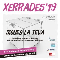 Xerrada a Encamp entre els joves i els candidats a les EC2019